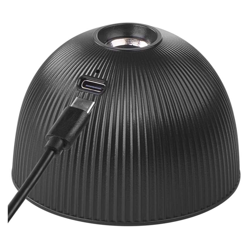 LED stolní lampa SOPHIE, nabíjecí, černá