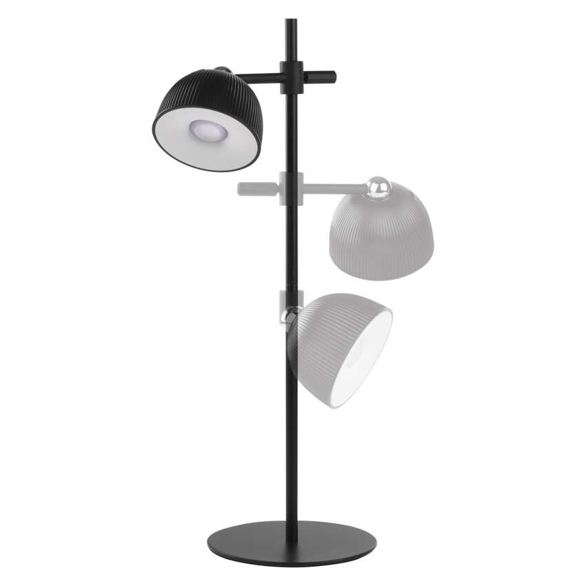 LED stolní lampa SOPHIE, nabíjecí, černá