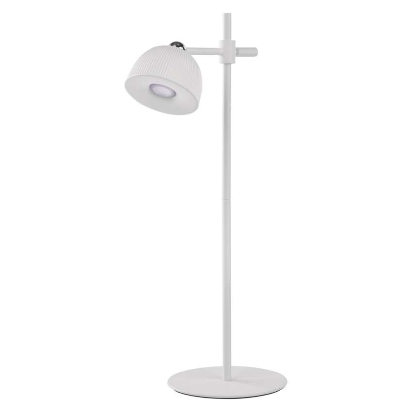 LED stolní lampa SOPHIE, nabíjecí, bílá