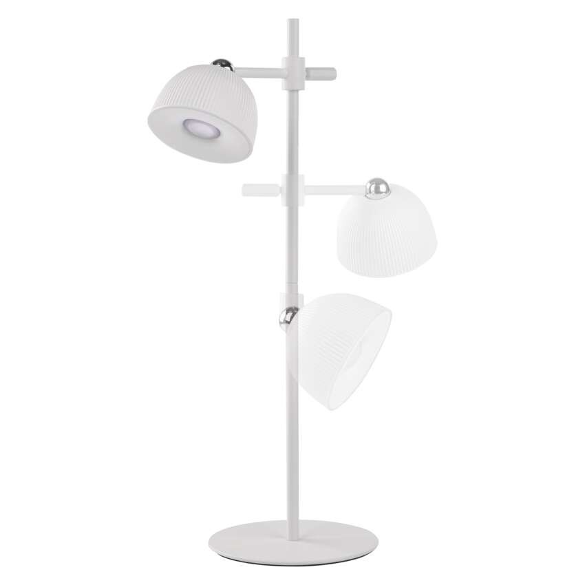 LED stolní lampa SOPHIE, nabíjecí, bílá