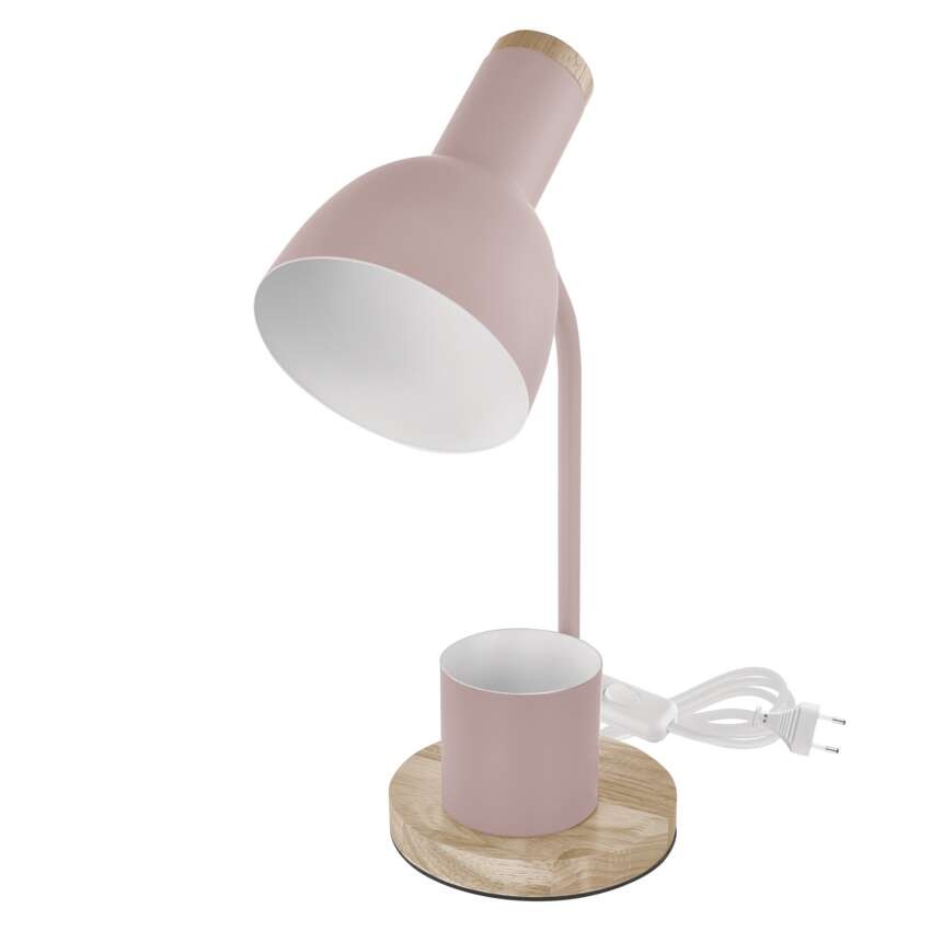Laualamp POPPY, E27 lambipesaga, roosa