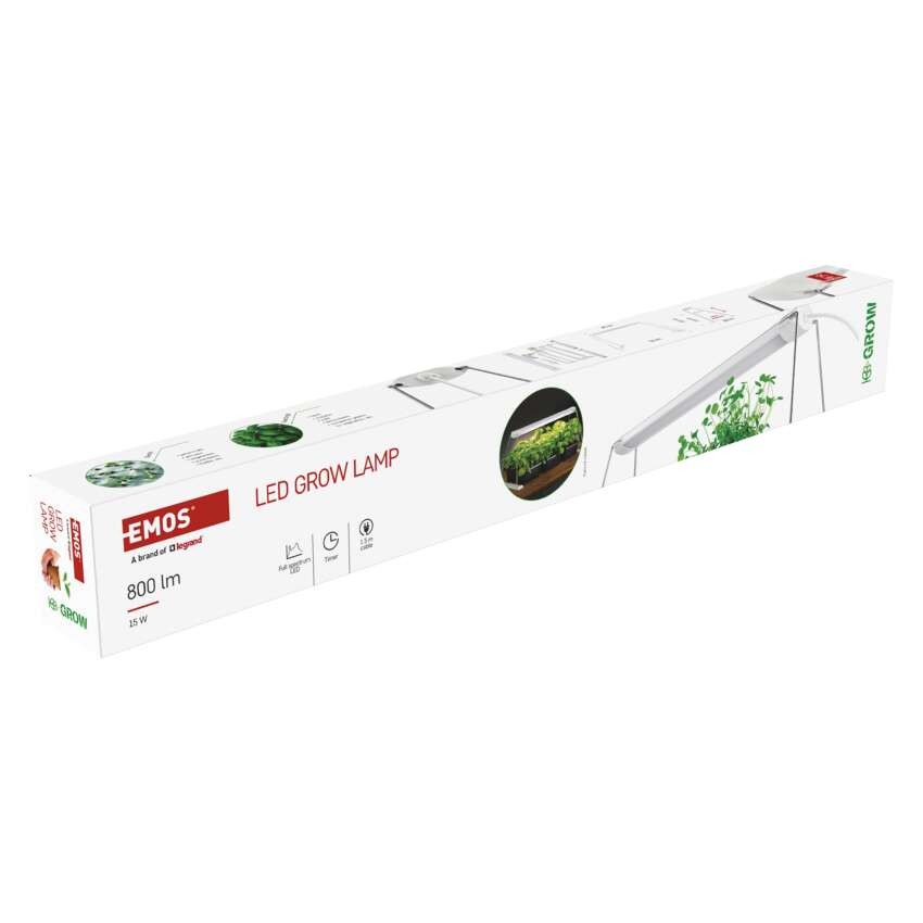 LED svetilka za rastline polnega spektra za setev, 28 LED diod, časovnik