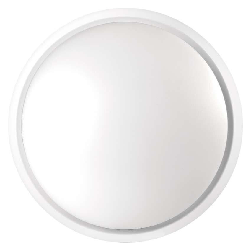 LED Deckenleuchte, rund, schwarz/weiss 14W warmweiss