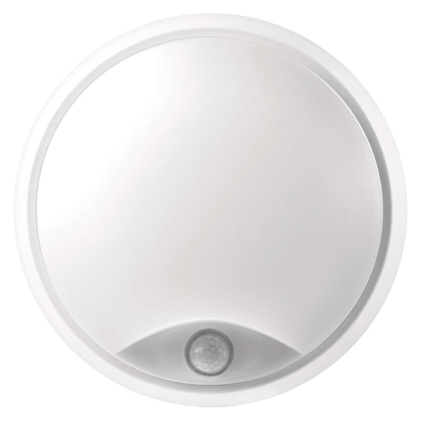 LED Deckenleuchte mit Bewegungsmelder, rund, schw./w. 14W WW