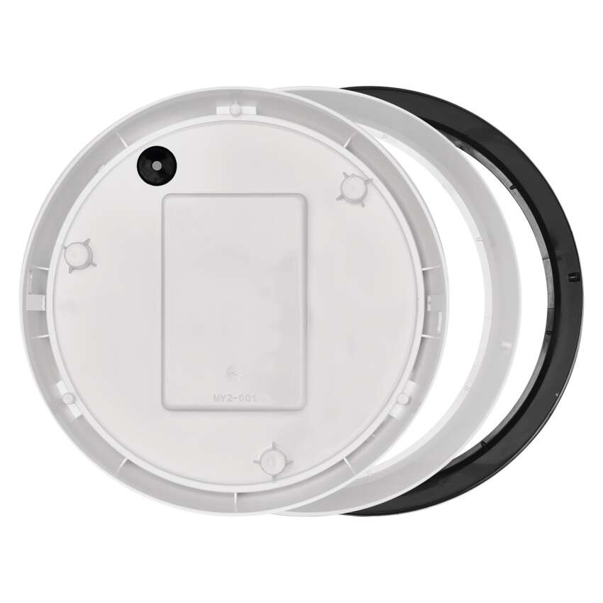 LED Deckenleuchte mit Bewegungsmelder, rund, schw./w. 14W NW