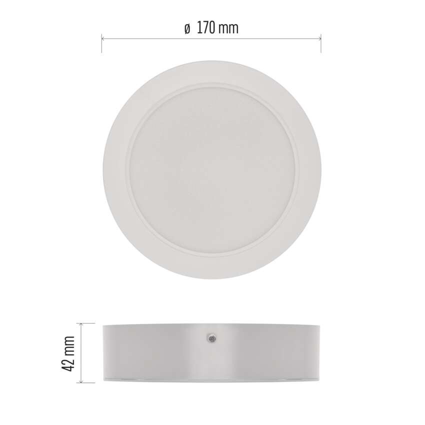 LED svítidlo RUBIC 17 cm, 18 W, neutrální bílá
