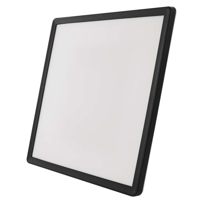 LED-Anbauleuchte FLORI quadrat, schwarz, 18W, neutralweiß