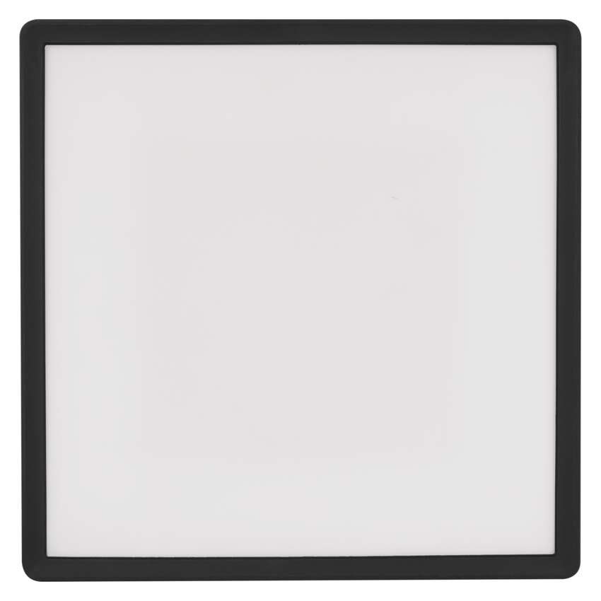 LED-Anbauleuchte FLORI quadrat, schwarz, 18W, neutralweiß