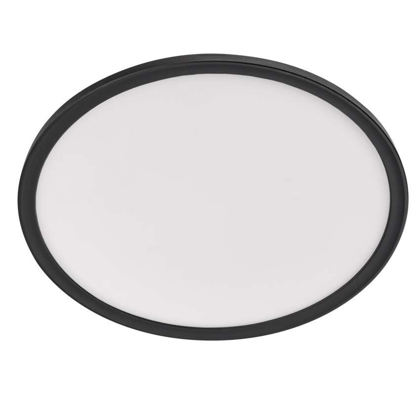 LED-Anbauleuchte FLORI rund, schwarz, 22W, neutralweiß
