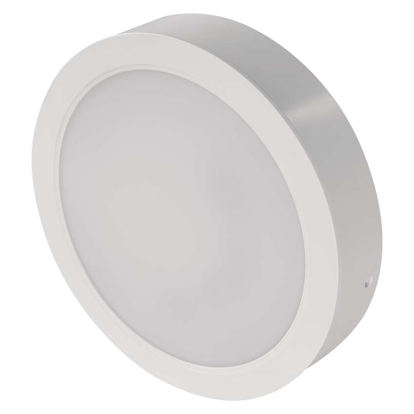 LED-Anbauleuchte RUBIC, rund, weiß, 24W, neutralweiß