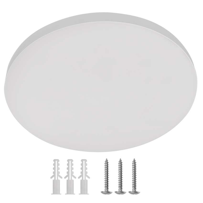 LED-Anbauleuchte DIONI rund, weiß, 15W, mit Farbtemperatur-Änderung