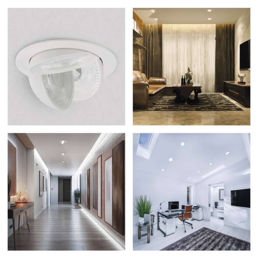 LED bodové svítidlo GERI 6,5W 780LM IP20 CCT bílá