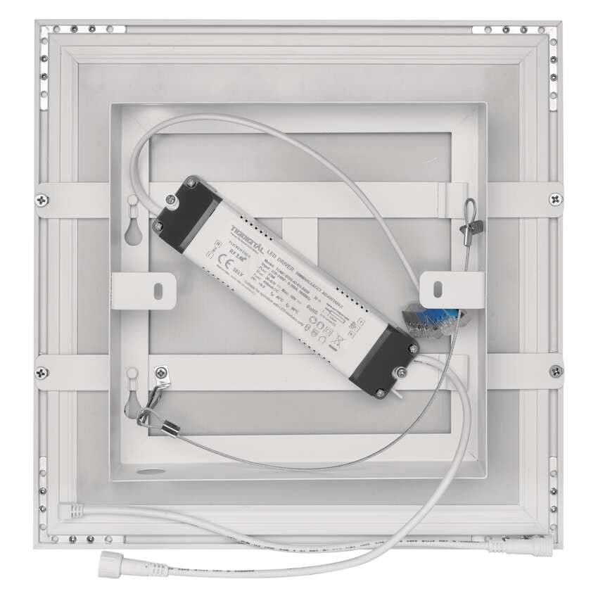 LED-Deckenleuchte 20W, 30x30 dimmbar, einstellbare Lichtfarbe