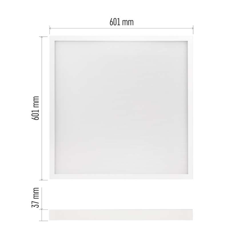 LED panel VEXXO 60 x 60 cm / 37 mm, 33 W, 4 100 lm, přisazený, neutrální bílá, IP20 UGR