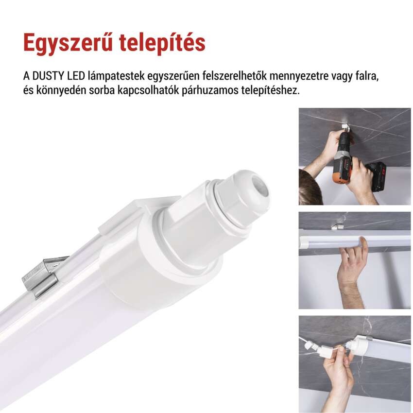 EMOS LED porálló lámpa DUSTY 18W IP65 1700lm természetes fehér