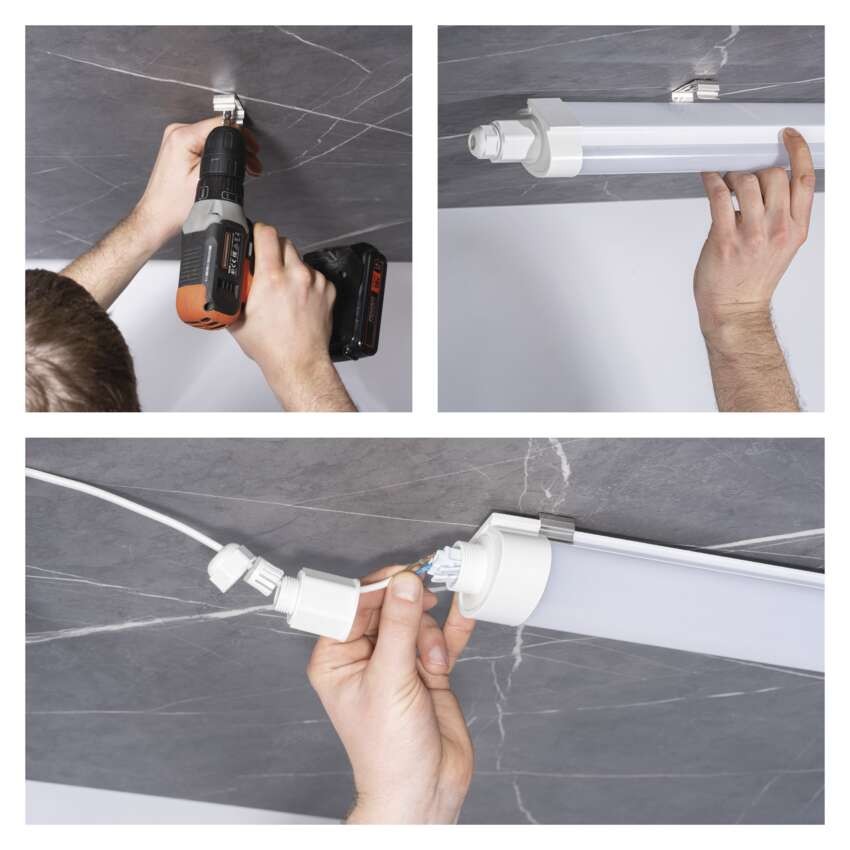 Vodotesno LED svetilo DUSTY, 50W, IP65, nevtralno bela