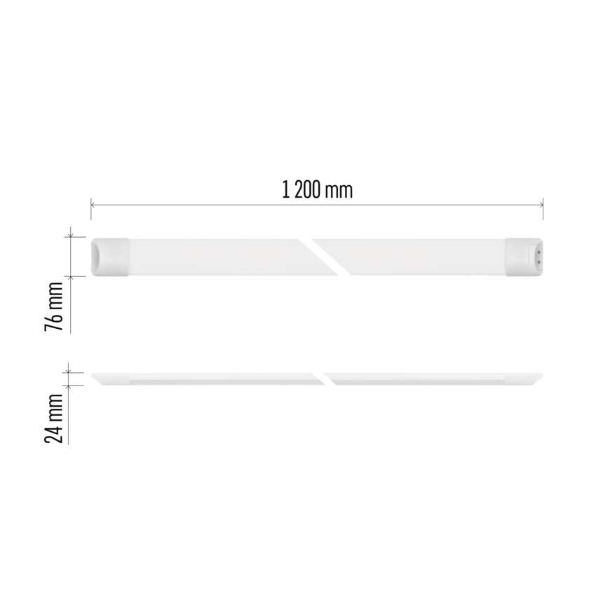 LED lineáris lámpatest MINO 40W, semleges fehér