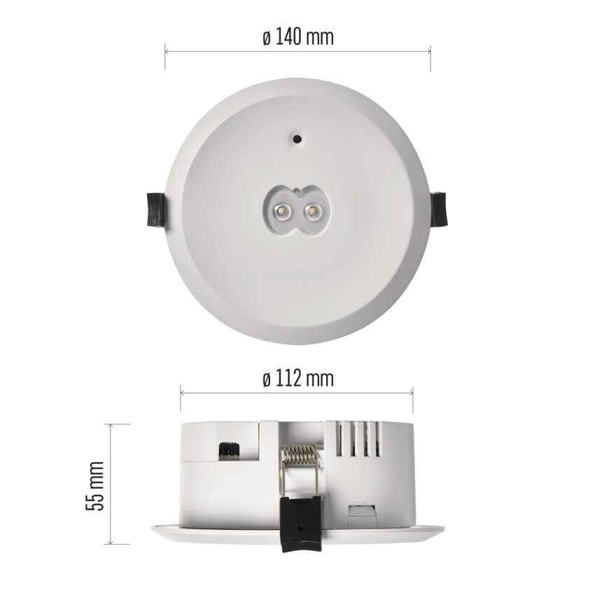 LED-Notleuchte 3W 240LM 3H