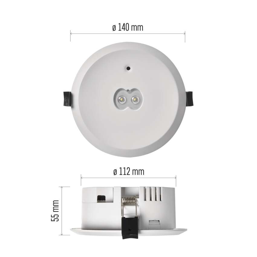 LED-Notleuchte 6W 450LM 3H
