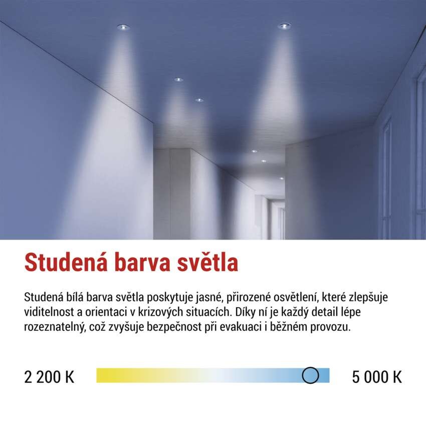 Nouzové svítidlo ORSU 1W 130lm 3h MT