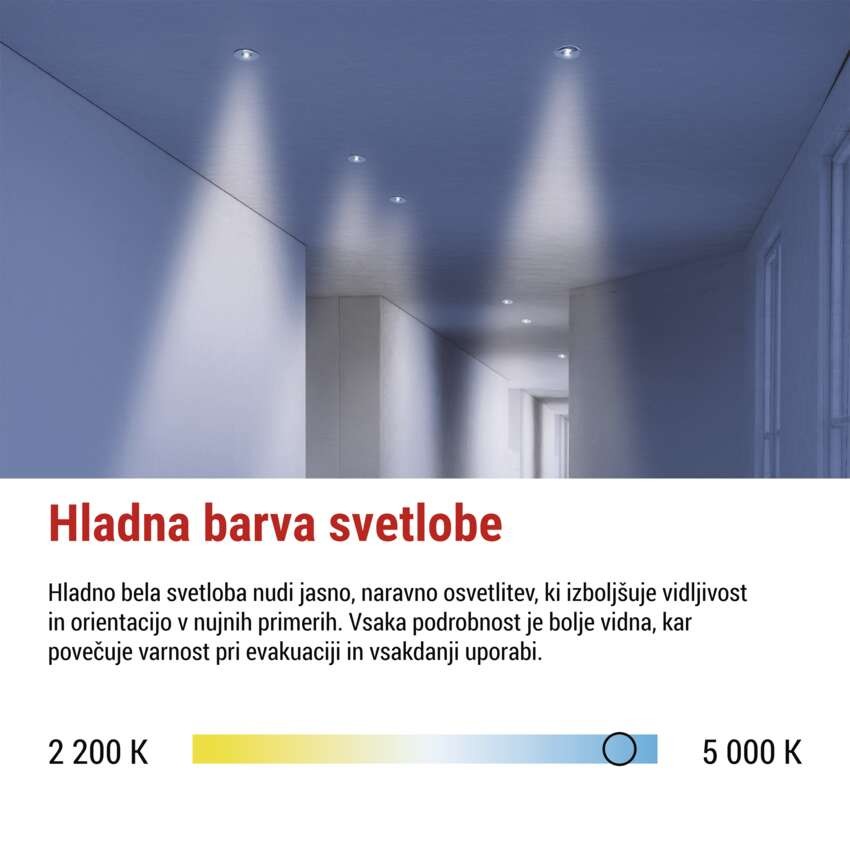 Zasilno LED svetilo ORSU, 2W, 300LM, 3h