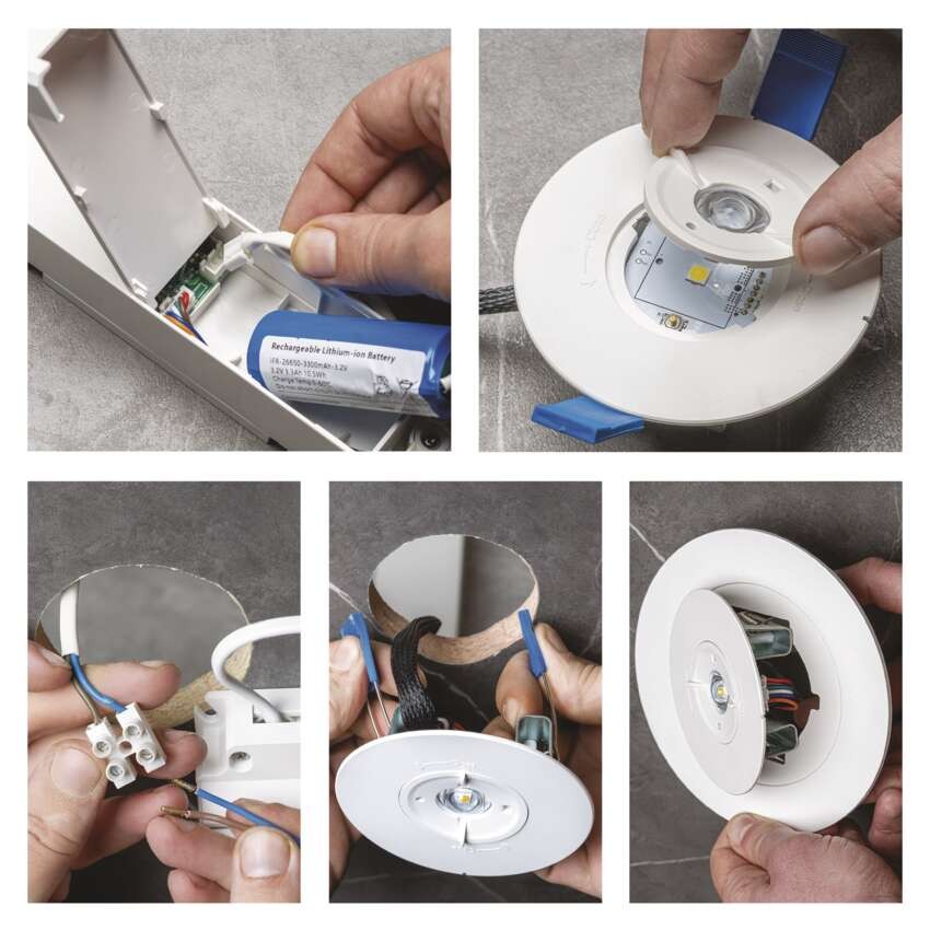 LED-Notleuchte 2W 300lm 3H