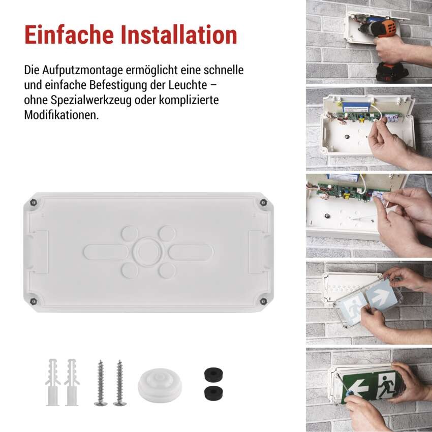 LED-Notleuchte 3W 3H IP66