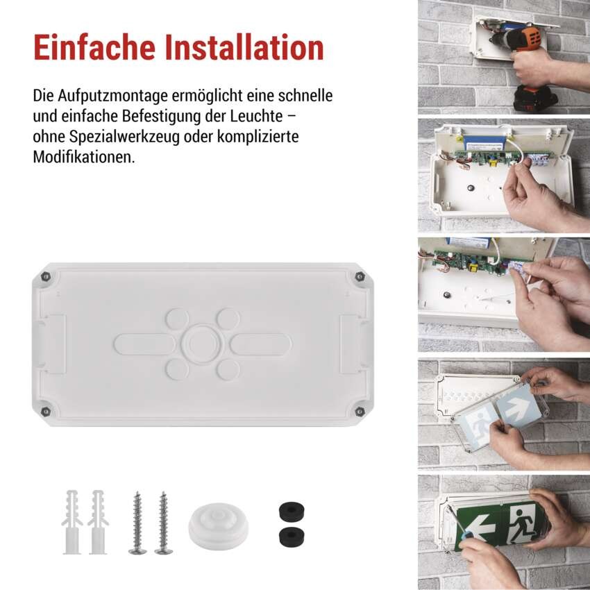 LED-Notleuchte 4W 3H IP66