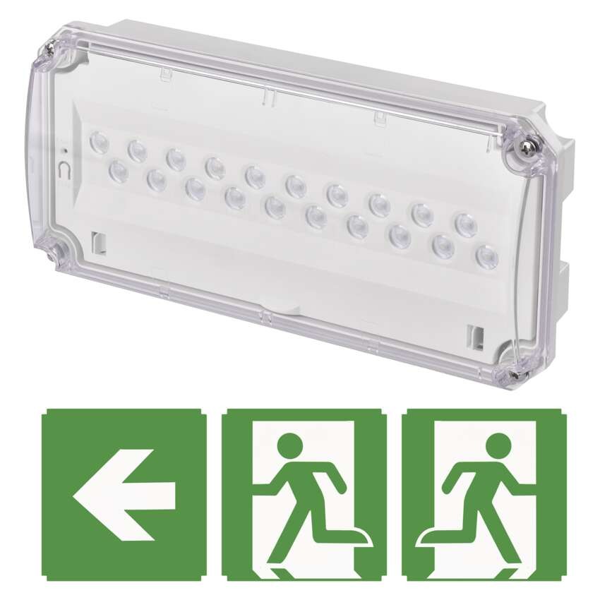 LED-Notleuchte 4W 3H IP66