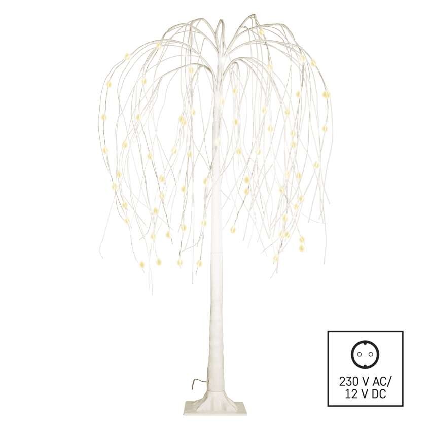 LED karácsonyfa, 120 cm, kültérre és beltérre, meleg fehér
