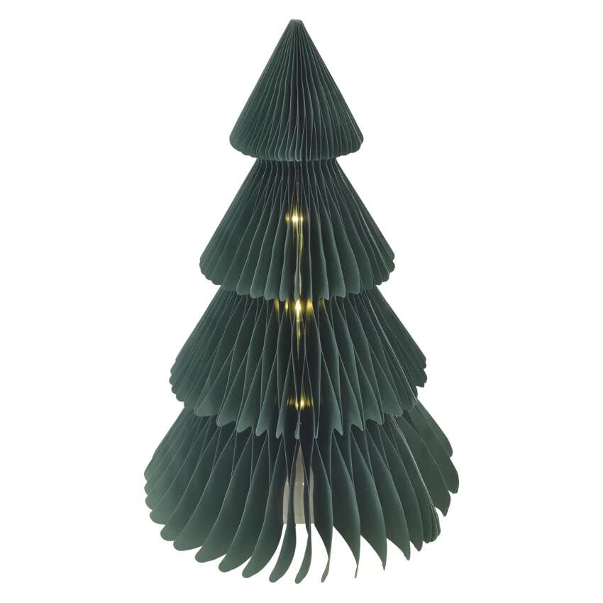 Vánoční papírový strom se stojánkem, 30 cm, vnitřní