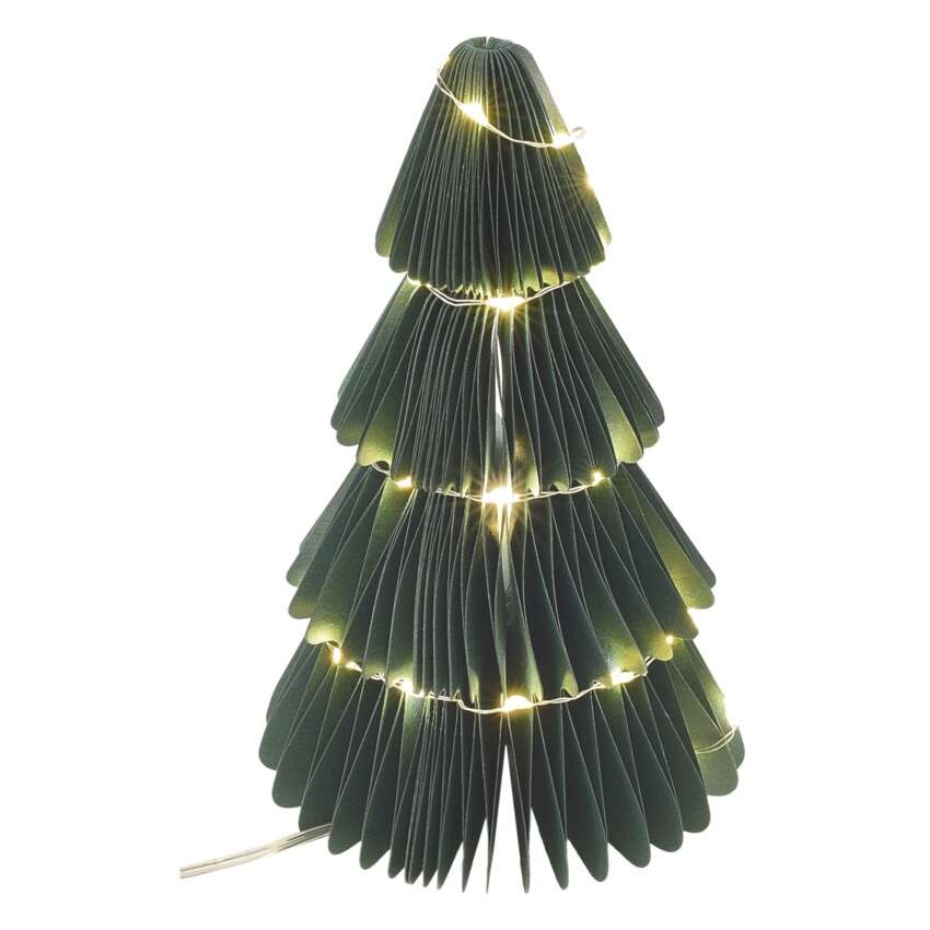 Vánoční papírový strom, 15 cm, vnitřní