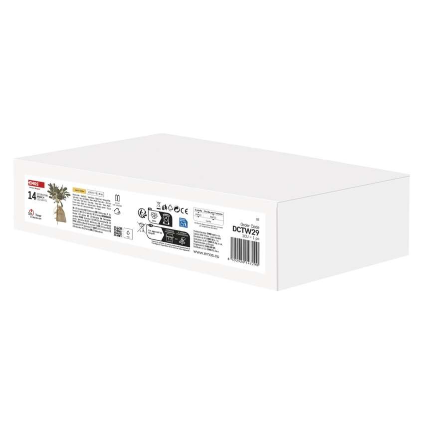 LED Deko – mistelzweig, 2x AA, warmweiß, Zeitschaltuhr