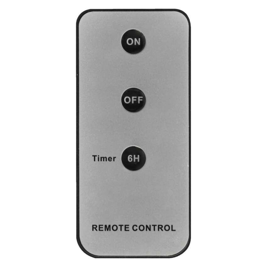 LED Dekoration – 2x Wachskerze, 12,5 cm, 2x AA, Fernbedienung, Timer
