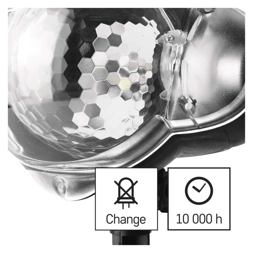 LED Dekorativer Projektor – Sternchen, Außen und Innen, warm-/kalt-weiß