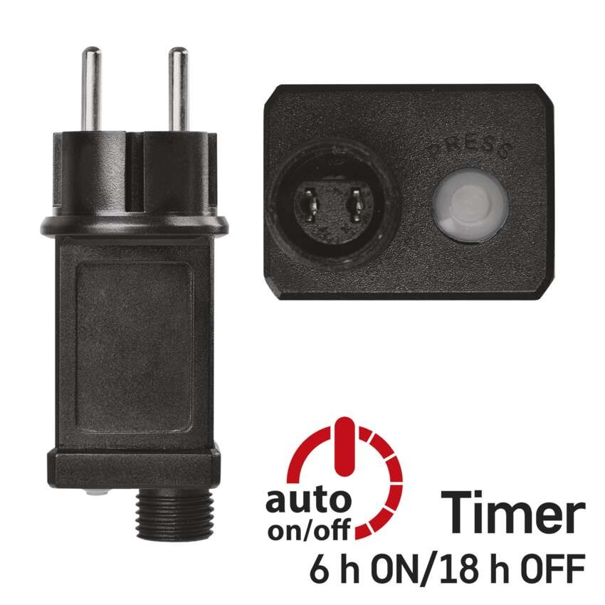 Basis Set für Verbindungsketten Standard, 10 m, Außen, Kaltweiß, Timer