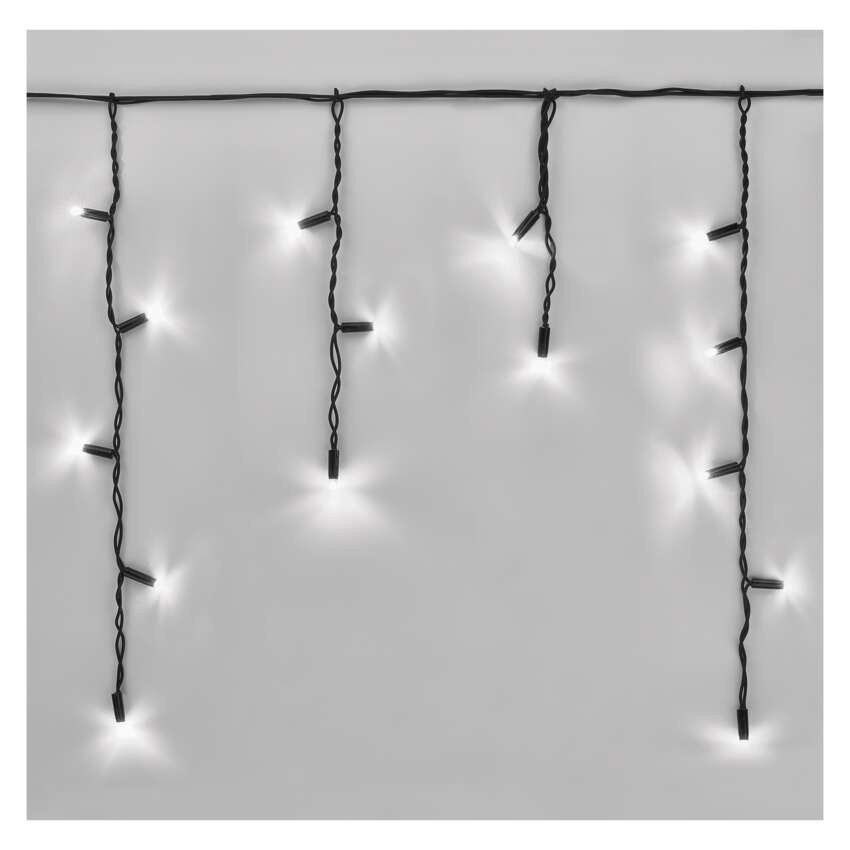Profi LED Verbindungskette blinkend– Eiszapfen, 3 m, Außen, Kaltweiß