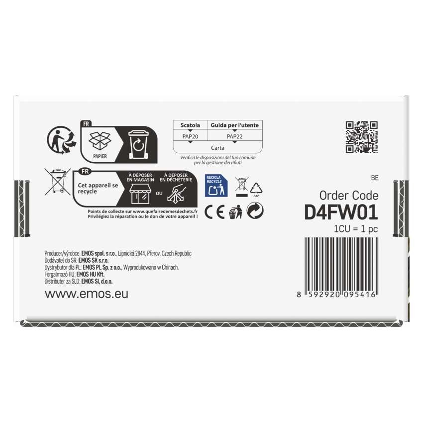 LED Weihnachtliche Lichterkette, 2,8 m, 3x AA, Außen/Innen, warmweiß, Timer