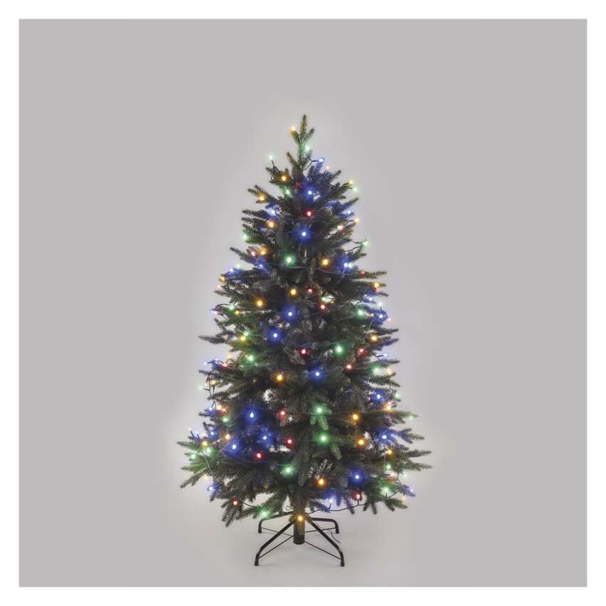 LED Weihnachtslichterkette Cherry – Kugeln, 20 m, Außen und Innen, Multicolor, Programme