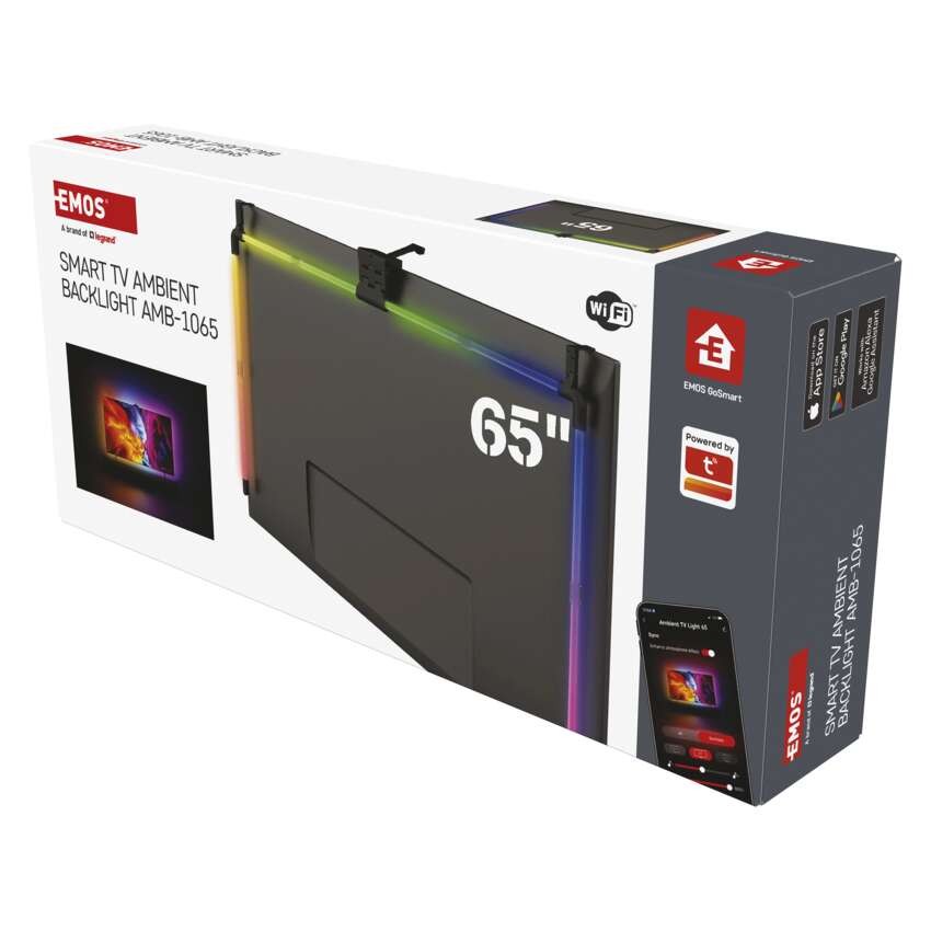 GoSmart Ambient LED RGB Beleuchtung für TV 65“ (164 cm)
