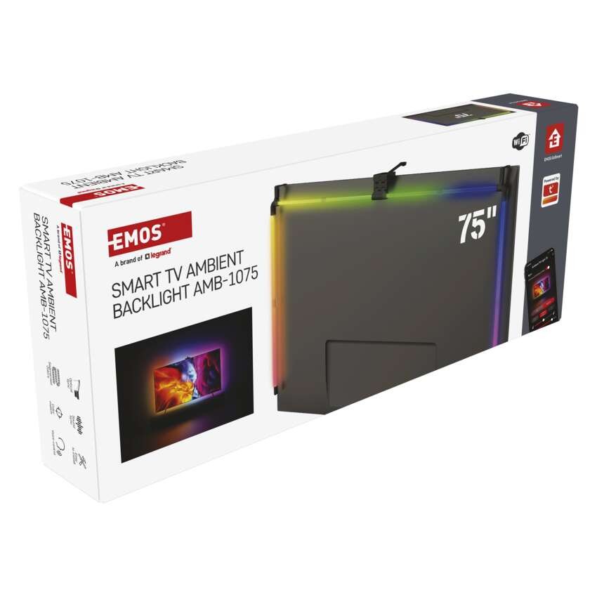 GoSmart Ambient LED RGB Beleuchtung für TV 75“ (189 cm)