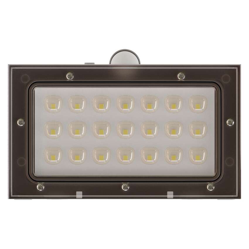 Solární LED svítidlo BRIXO s pohybovým čidlem, bílé, neutrální bílá