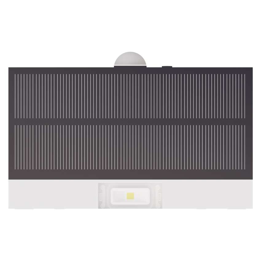 Solární LED svítidlo BRIXO s pohybovým čidlem, bílé, neutrální bílá