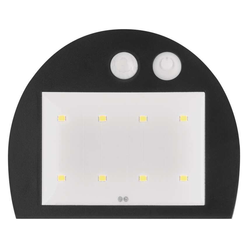 Solární LED svítidlo LUMI s pohybovým čidlem, bílé, neutrální bílá