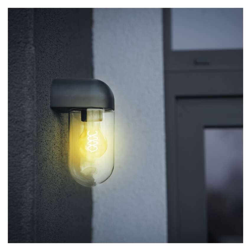 Garten-Wandleuchte CASSIA, 12,6 x 9,5 x 22,2 cm, 1 x E27, 15 W