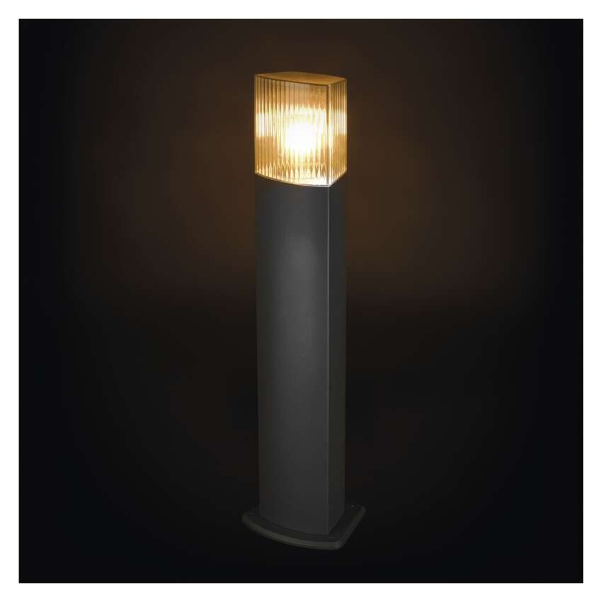 Garten-Pollerleuchte LANA, 15,4 x 13,3 x 75 cm, 1 x E27, 25 W