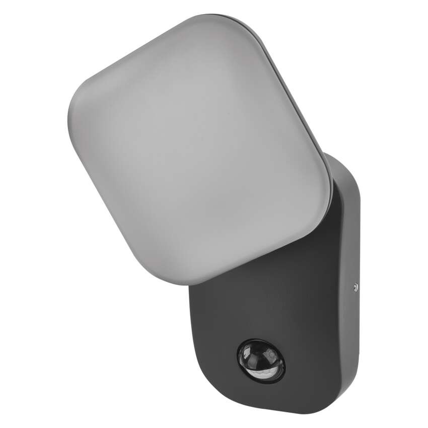LED záhradné nástenné svietidlo NIKA, senzor súmraku, 12 x 12 x 20 cm, 12,8 W, teplá biela