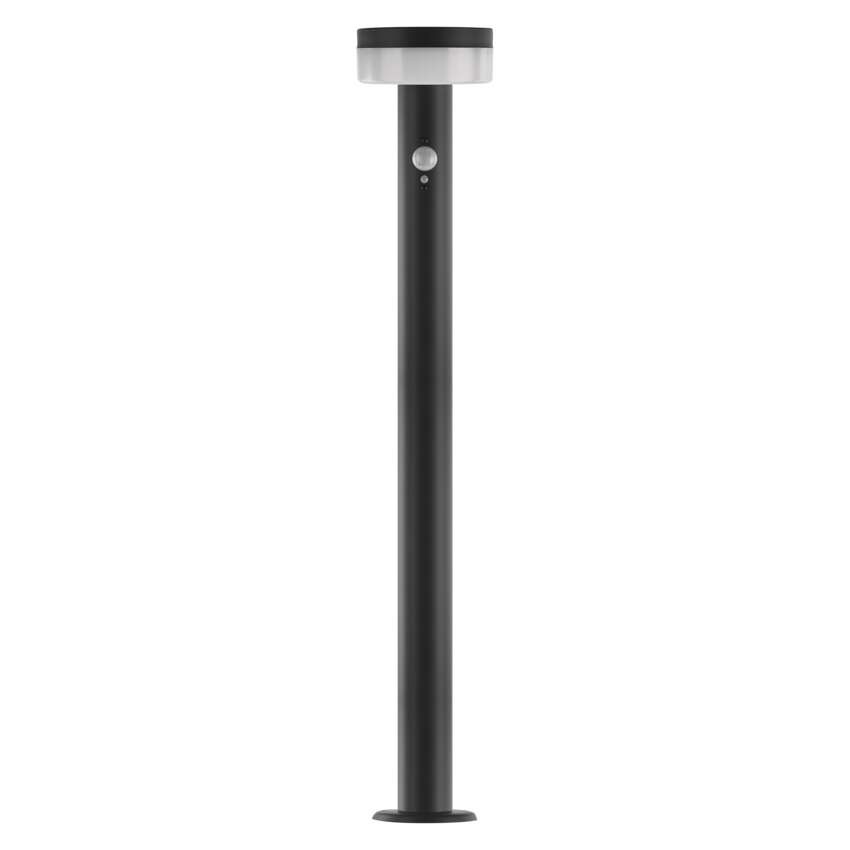 LED napelemes kerti oszloplámpa TERION szürkületérzékelővel, 12,5 x 12,5 x 80 cm