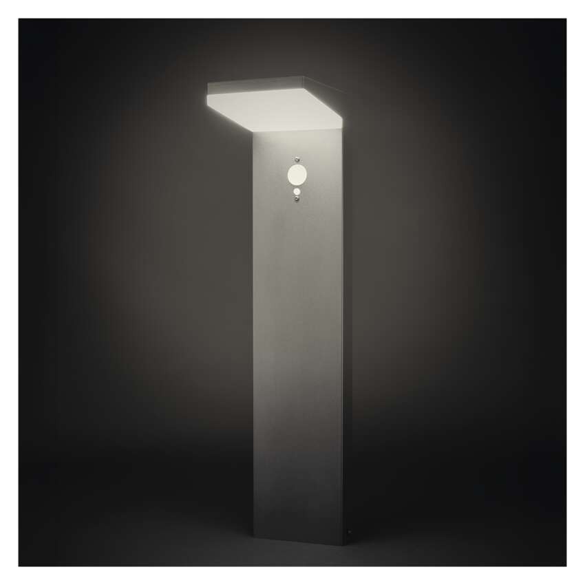 LED Solar-Garten-Wandleuchte VEREA mit Dämmerungssensor, 10,7 x 15,4 x 50 cm