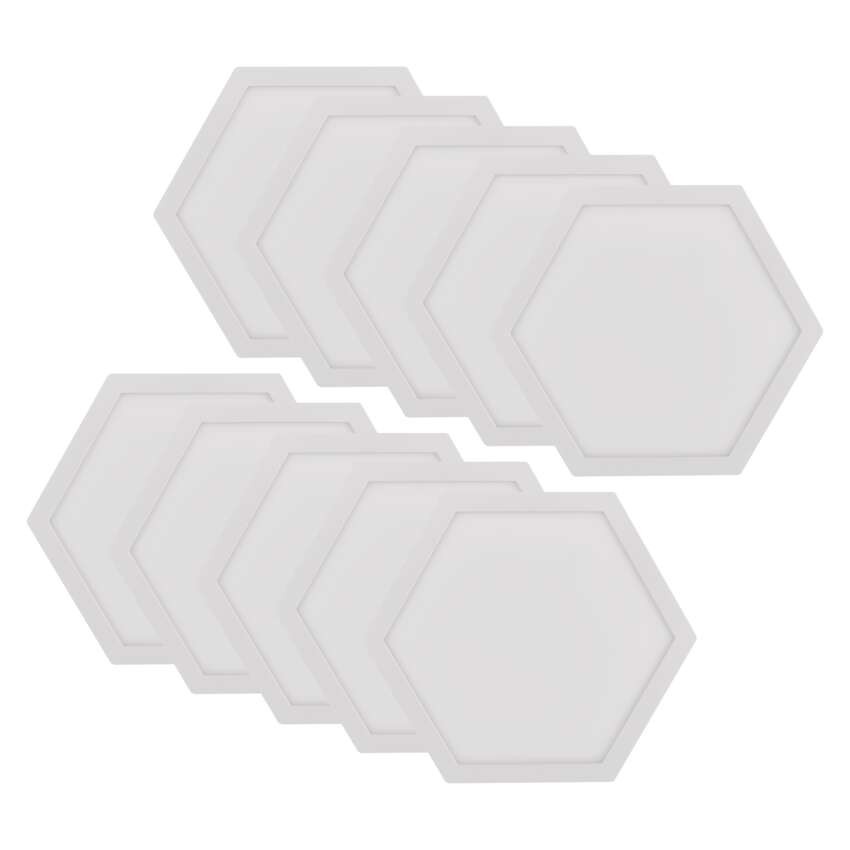 GoSmart LED svietidlo Hexagon, štartovací sada, 10 dielov, 19 W, RGBIC stmievateľné, WiFi